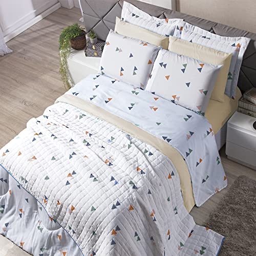 Cobre leito Classic Solteiro 02 Peças Escandinavo