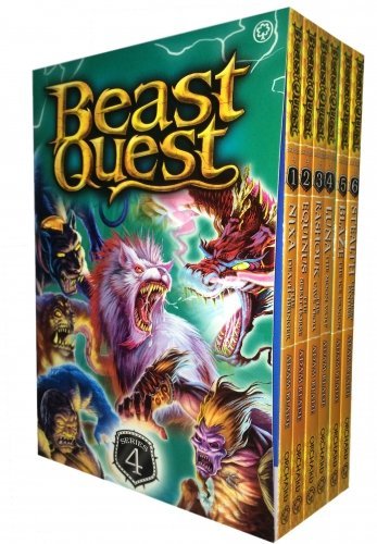 Beast Quest Series 4 - 6 Books Collection Set (Books 19-24)