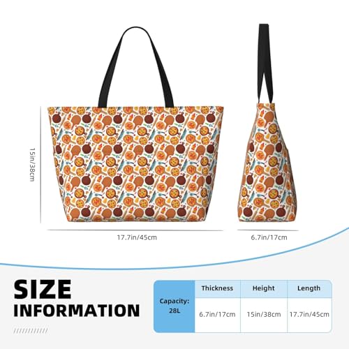 Hot Fresh Pizza Print Beach Pool Bags Tote For Women Ladies Large Gym Tote Carry On Bag For Weekender Travel Waterproof4