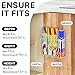 SIMPLE HOUSEWARE Wall Door Mount Kitchen Wrap Organizer Rack, White