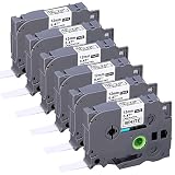 TZE-231 Compatible Label Tape Replacement for Brother TZe-231 TZ-231 Laminated P-Touch Label Maker T