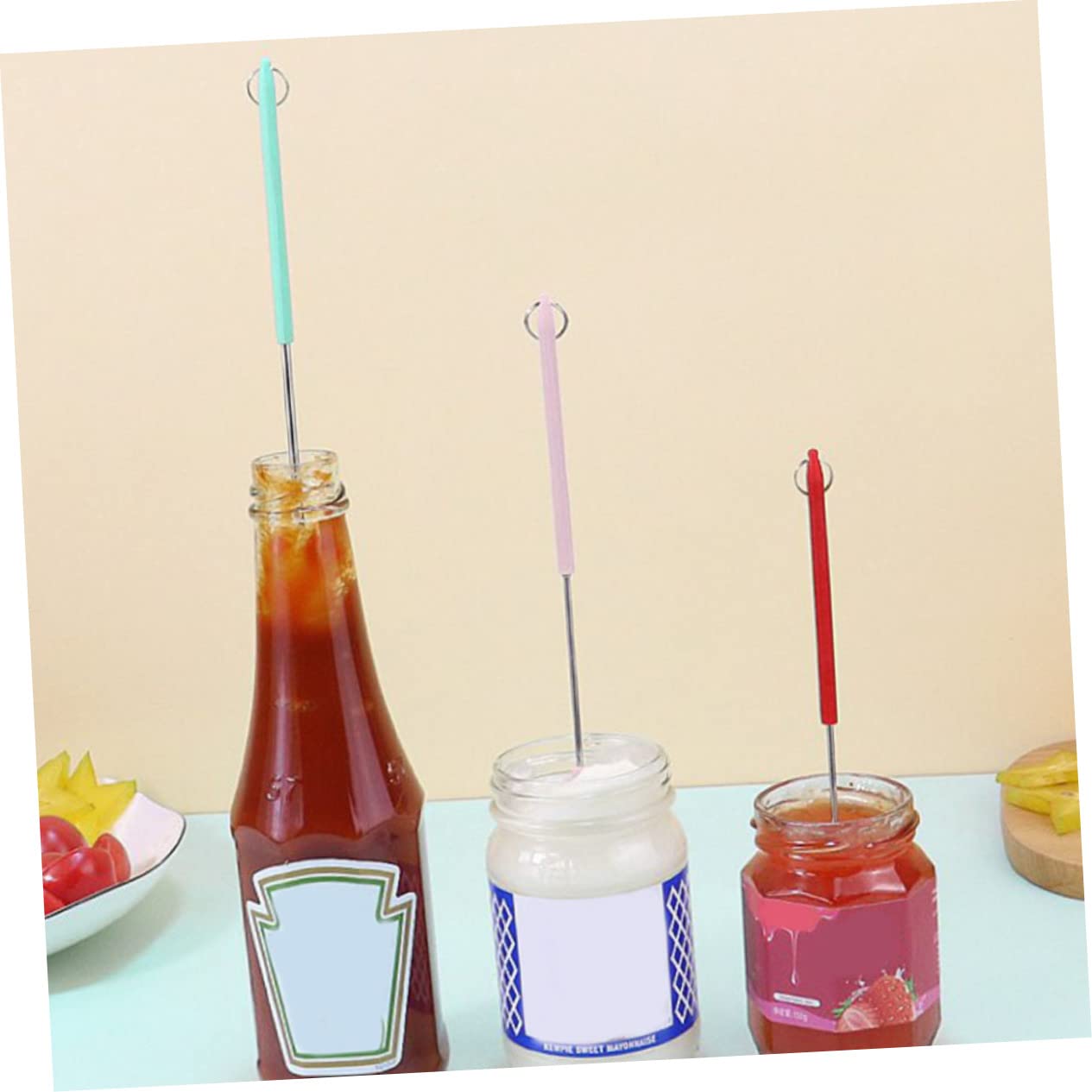 ABOOFAN 5sätze Mini Silikon Spatel Und Schaufel Multifunktionale Küchenutensilien Für Marmelade Und Saucen Leicht Zu Reinigende Lebensmittelechte Silikonwerkzeuge Für Zuhause Und