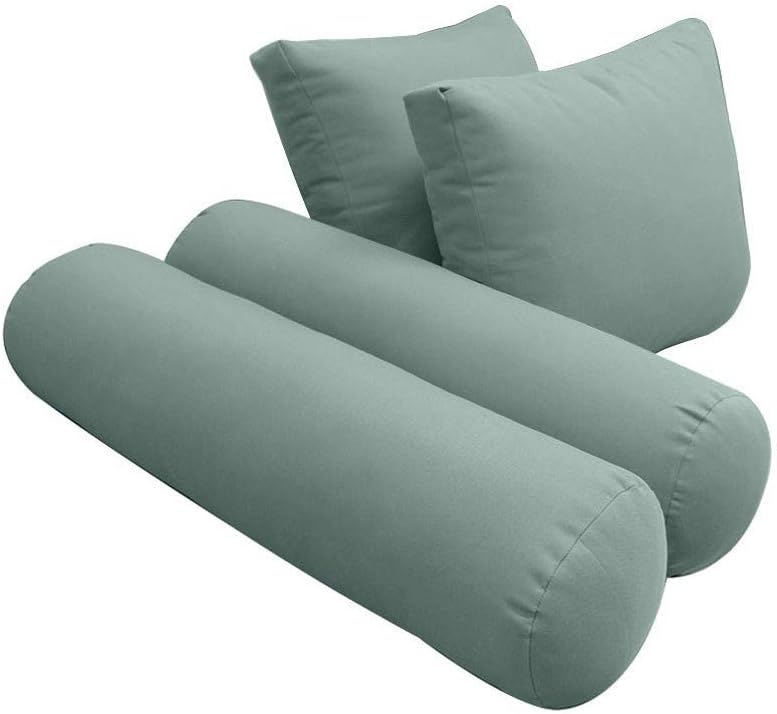 Prolinemax Style1 Twin Size 5PC Knife Edge Outdoor Daybed Mattress Cushion Bolster Pillow Complete Set AD002