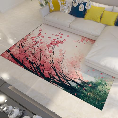 Tapis antidérapant et lavable 200x300cm pour protéger le sol du salon avec style - 3