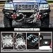UTVJATV Front Bumper Compatible with 1999-2004 Grand Cherokee WJ with Winch Plate and LED Lights and D-Ring