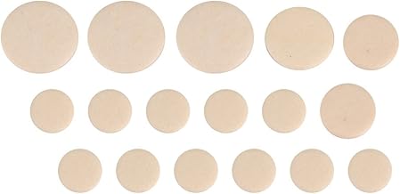 Set di Tamponi per Clarinetto in Feltro, 17 Pz Parti per Clarinetto Accessori di Ricambio Progettati per Clarinetto, Beige