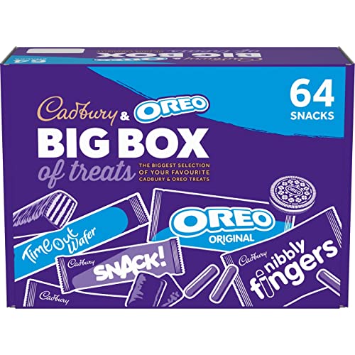 Cadbury & OREO grande boîte friandises assortiment de 64 chocolats biscuits format familial 1790g