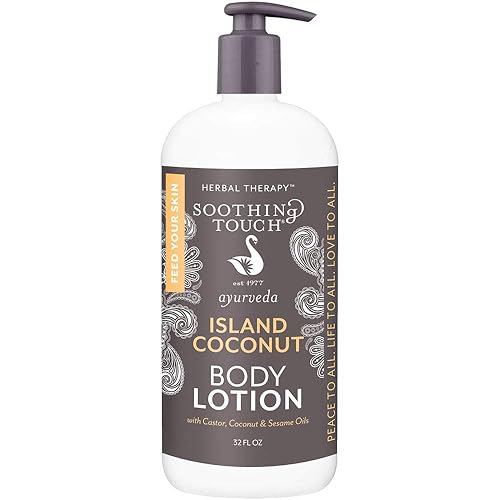 Soothing Touch Loción corporal Ayurveda - Isla de coco  32 onzas por SOOTHING TOUCH