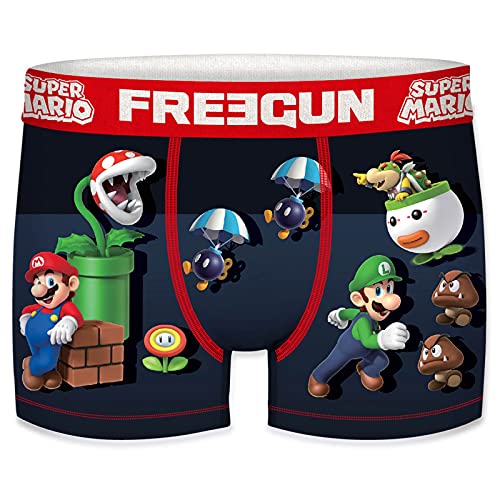 Freegun Super Mario Bros - Calzoncillos para niño, Río, 14-16 años
