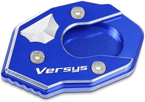 LAPooh Motorcycle Kickstand Extension Pad Motorcycle Foot Side Stand Enlarger Plate Kickstand Enlarge Extension Fit Use for Kawasaki VERSYS300