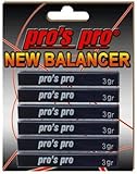 6 x 3g Pro Bleiband Gewicht Balancer für Tennis Golf Squash Badminton