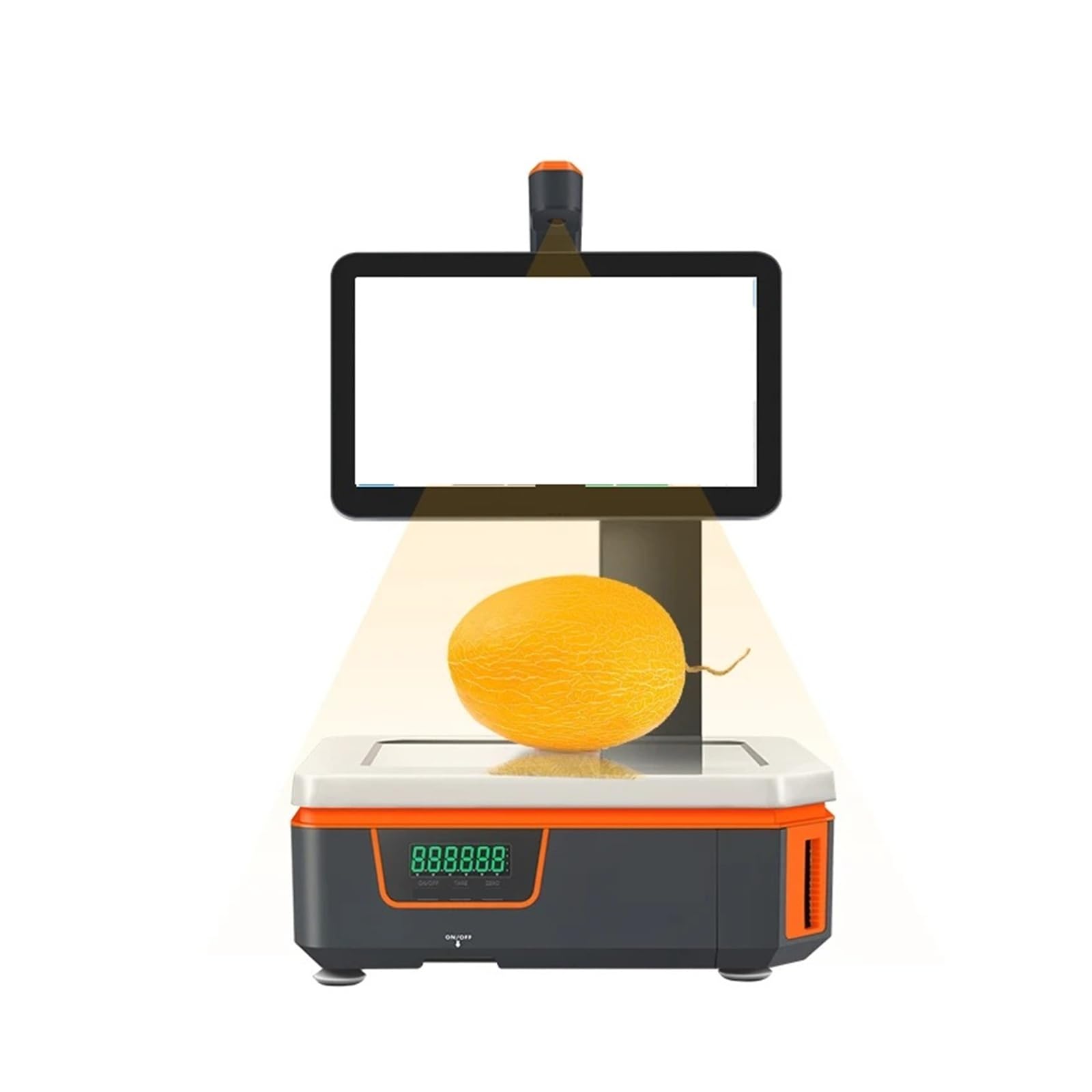 Kasy fiskalne, AI Scale Supermarket Pos Kasa fiskalna Touch Desktop Komputerowa waga typu „wszystko w jednym”