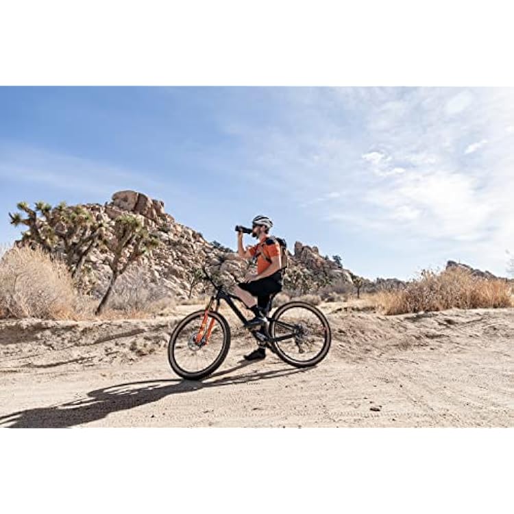 CamelBak Podium Bike Squeeze Water Bottle, High Flow Easy Squeeze Design for Cycling Performance, 24oz, Black