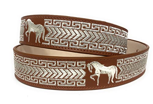 Men's Embroidered Charro Belt, Cinto Charro Bordado3