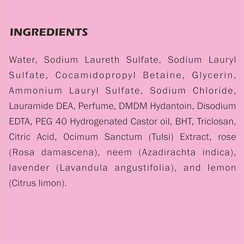 Image of Bio Leaf Botanical pH-Balance Moisturizing Rose Liquid Hand Wash with Refreshing Fragrance |1000ml | Germ Protection Formula | Handwash Liquid Soap Refill