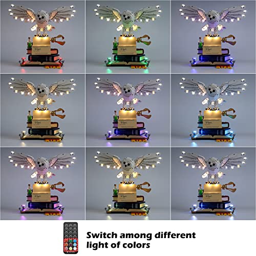 Image of LIGHTAILING Led Lighting Kit for Lego- 76391 Hogwarts Icons - Collectors' Edition Building Blocks Model:Remote-Control Version - LED Light Set Compatible with Lego Model(Not Include Lego Model)