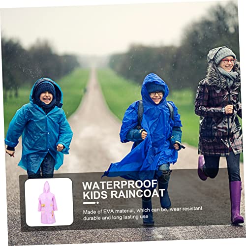YARNOW Macacão 5 Unidades Capa De Chuva Infantil Poncho De Chuva Infantil Poncho De Ciclismo Plástic