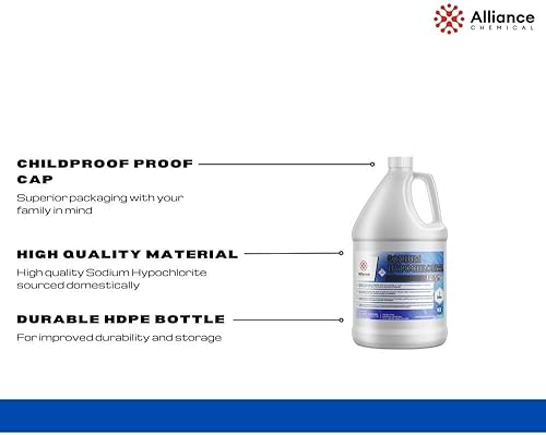 Miniatura 6 de Solución de hipoclorito de sodio 12.5% - Tambor de 15 galones - Alta pureza para limpieza de piscinas, tratamiento de agua y aplicaciones más