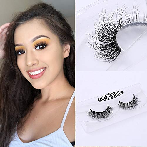 Viinice 25mm Mink Lashes Wholesale 3D Mink Lashes Strip High Qualty Dramatic False Eyelashes for Makeup Reusable Mink Eyelash Extensions Strips (2 Pairs)