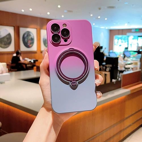 Protection iPhone 13 Pro Max magnétique avec anneau support et dos antichoc dégradé