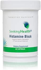 Seeking Health | Histamine Block | DAO Supplement Enzyme | Food Intolerance | Histamine Intolerance | GI Tract Supplements | Dhist Capsules (30 Count)