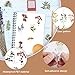 Imagen de 180Pcs Pegatinas Scrapbooking Vintage Stickers Bullet Journal Flores y Plantas para Álbumes de Recortes kit Aesthetic Material de Scrapbooking Manualidades Decoración Calendarios Tarjetas Regalo