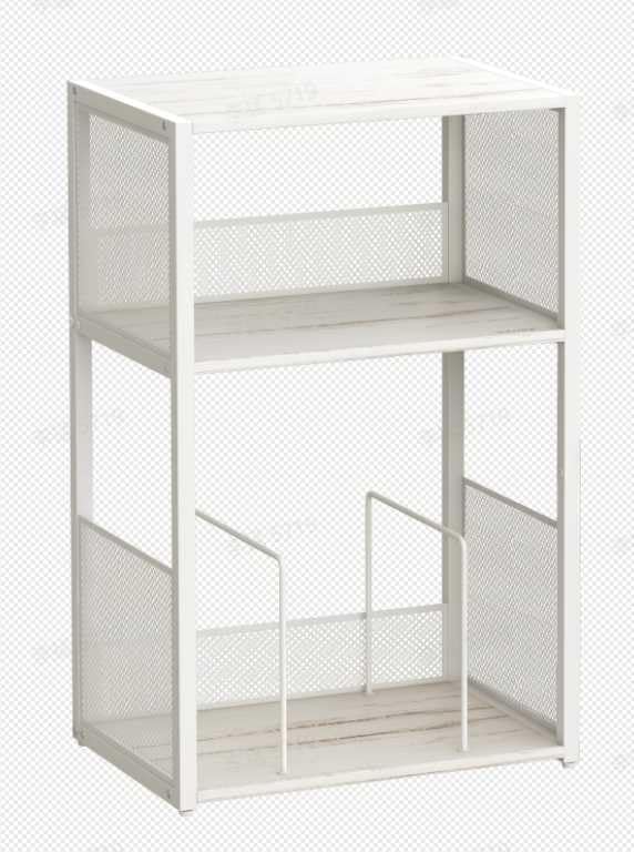 VASAGLE Turntable Stand, 3 Tier Side Table, Record Storage, Up to 100 Albums, Table for Living Room, Bedroom, Vintage White LET275W01-image-17