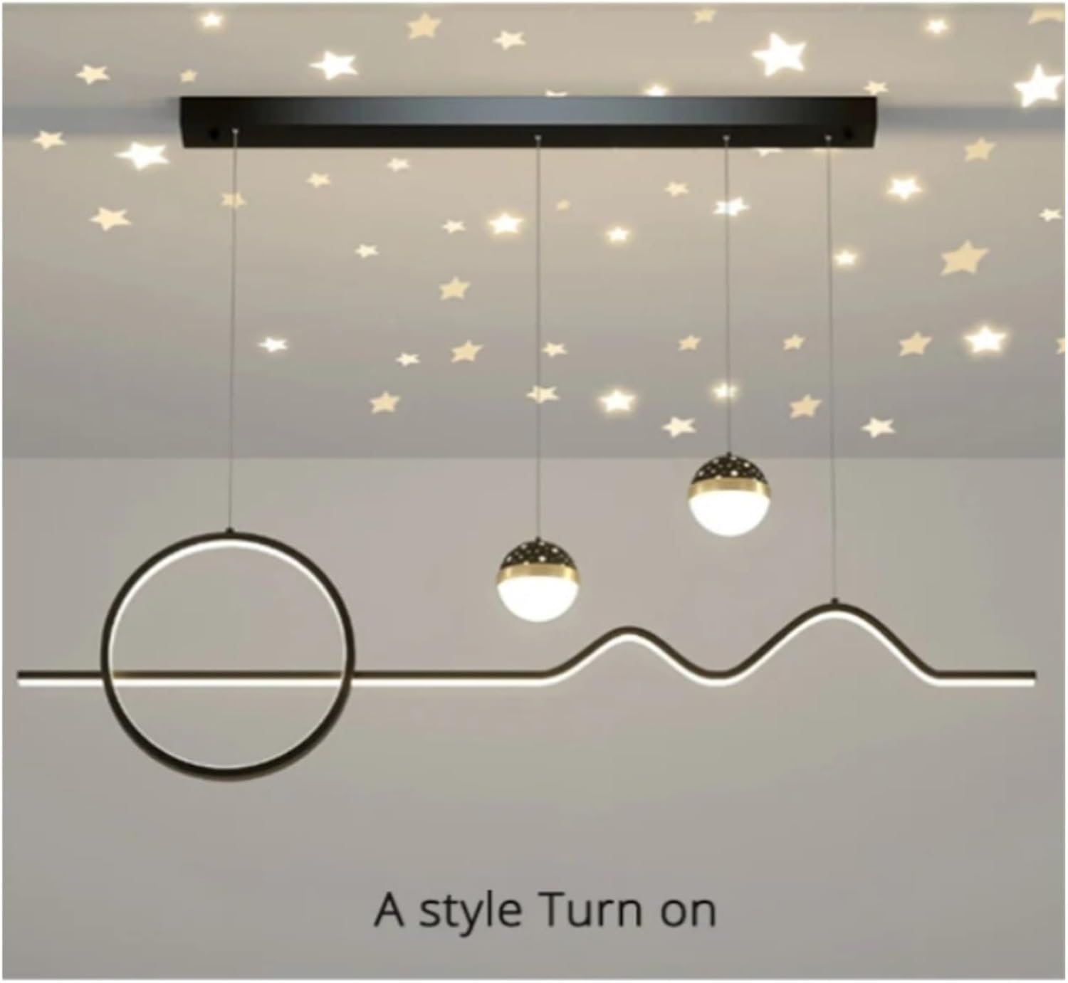 シャンデリア モダン LED テーブル ダイニングルーム ペンダントランプ 調光可能 キッチン バー 装飾照明 光沢 照明器具 (ビ