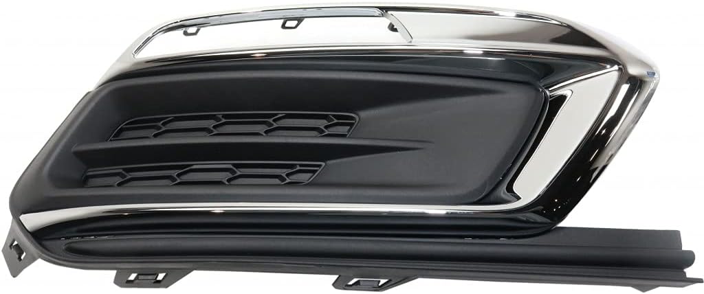 For Chevy Cruze 2015 2016 Bumper Cover Grille Passenger Side | Black w/Chrome | Replacement For GM1039184 | 191275355404