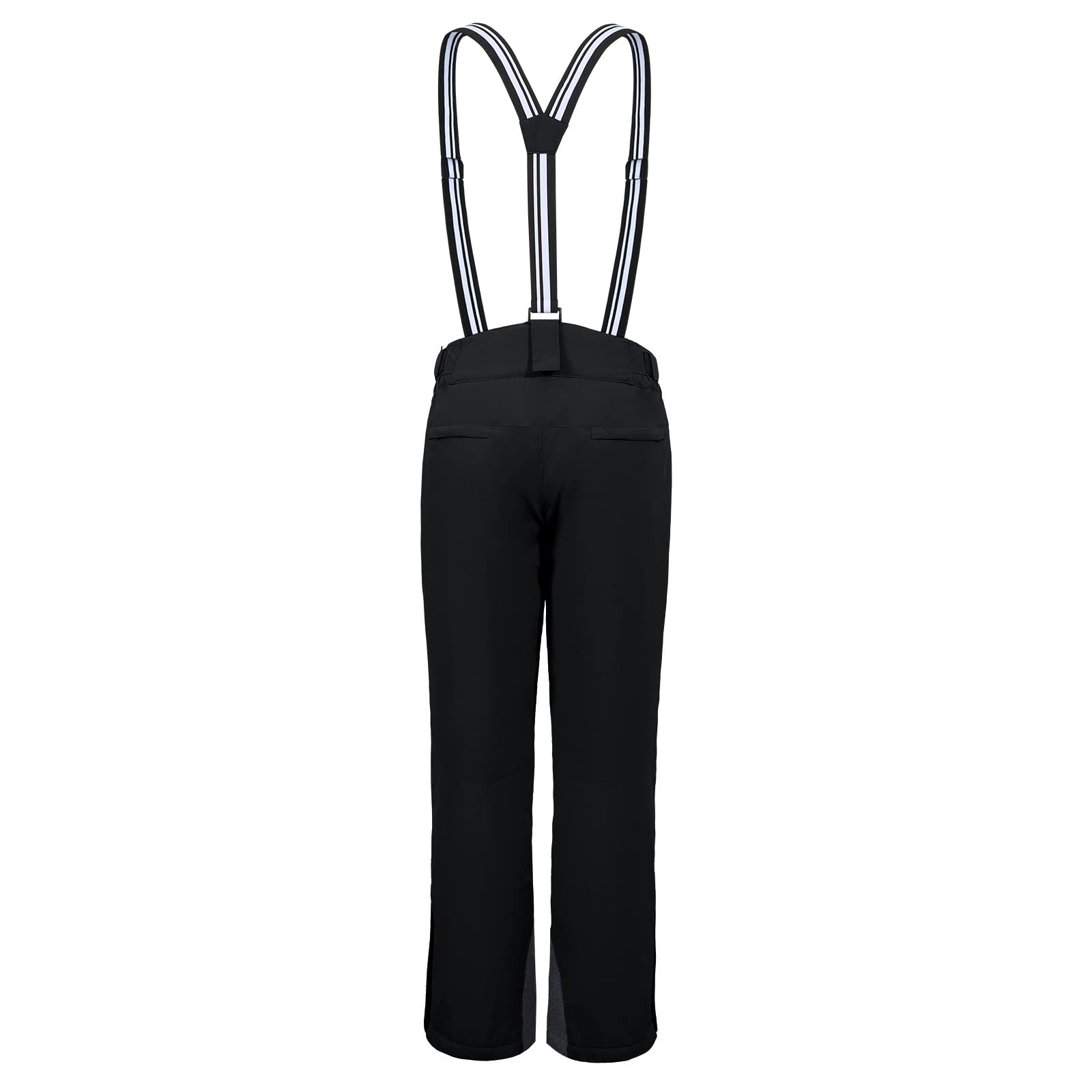 AOLI RAY Herren Skihose Outdoorhose Hosenträger Wasserdicht Gefüttert Ski Hosen Wanderhose Schneehose Snowboardhose Winddicht Winter Outdoorhose