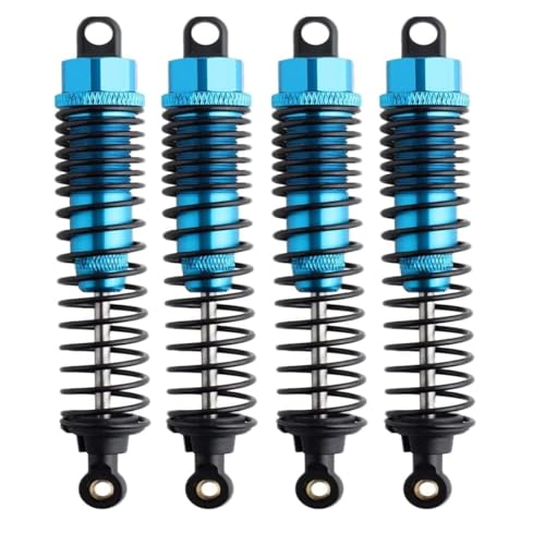 4pc Redcat Gen7 Front Rear Shocks Upgrades Parts Redcat Everest 10 Shocks Redcat Gen7 110mm Oil Sports Pro Shocks Redcat Wendigo Volcano Epx Pro Gen 8 v2 1/10 Rc Crawler Aluminum Shocks Blue