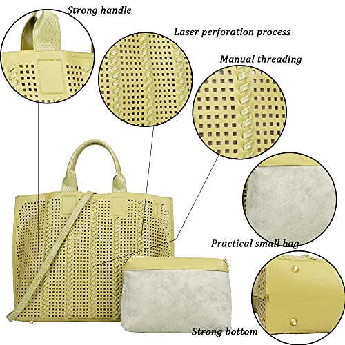 Image of MACCINELO Woven Large Tote Bag for Women tassel Beach Bag with Zipper Summer Shoulder Bag for Traval /Vacation /Shopping