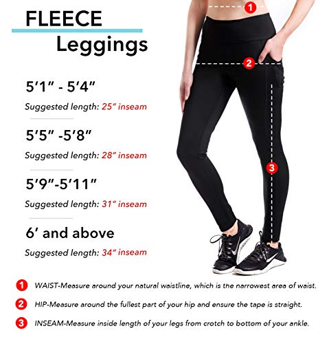 image for Yogipace, Side Pockets, Regular Women's Water Resistant Thick Thermal 