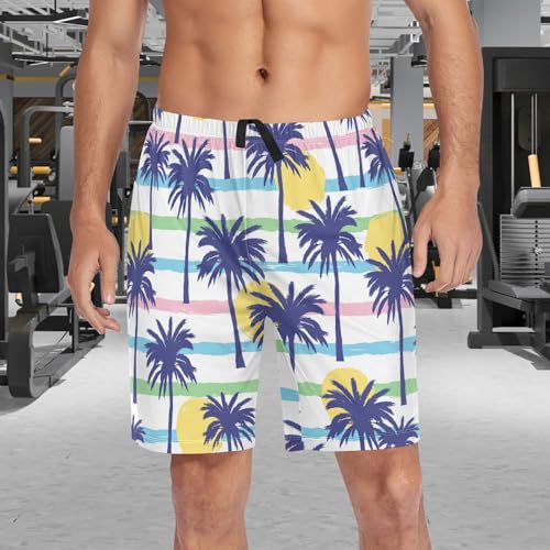 visesunny Men's Pajama Shorts Summer Pattern Soft Sleep Shorts for Men Pjs Bottoms pants with Pockets3