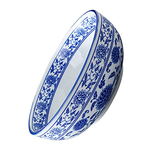 BESTonZON 1pezzi Ciotola Per Zuppa in Ceramica Ciotola Per Noodles Per Insalata Da Cucina Facile Da Pulire e Sicuro Da Usare