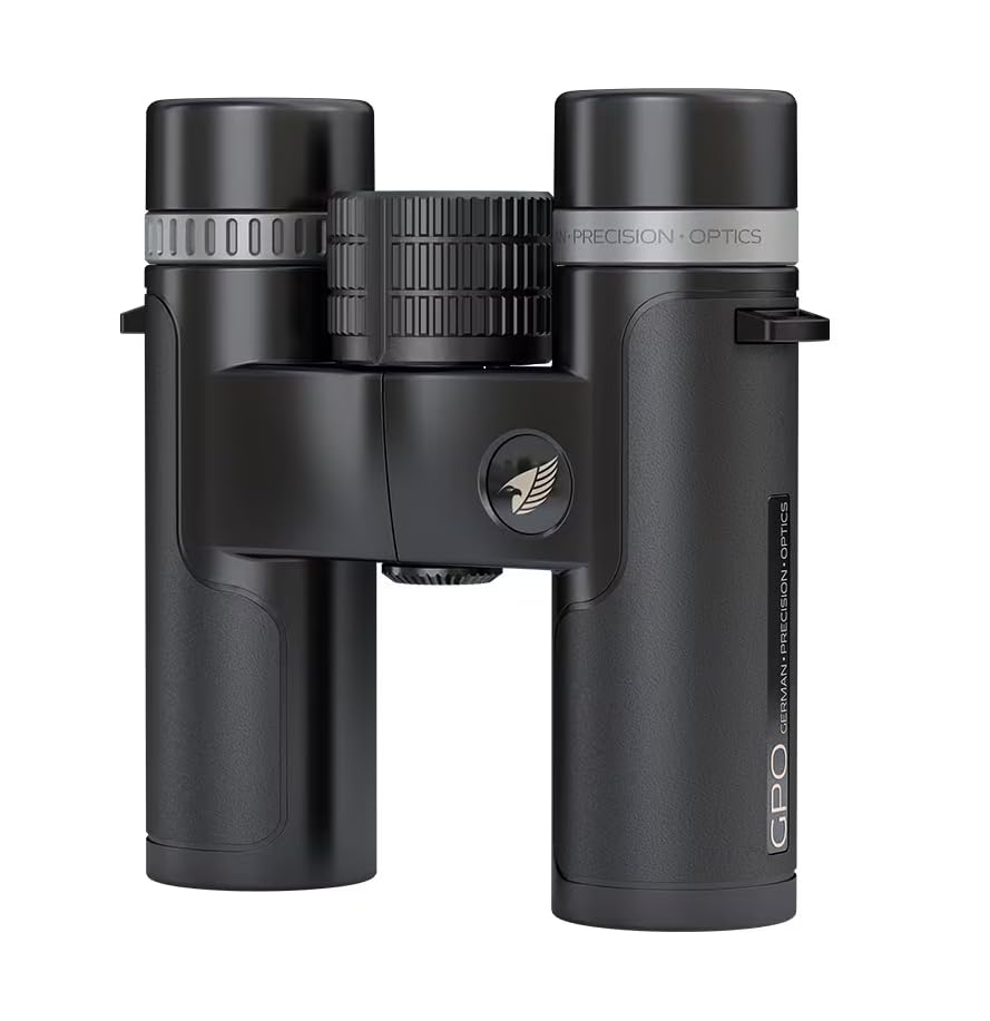 Binoculares GPO Passion SD 10x26, negro y plata miniatura 1