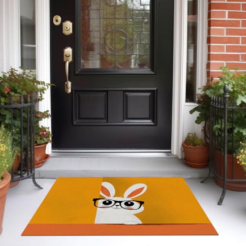 Tapis poils courts mignon lapin blanc une touche de douceur - 5