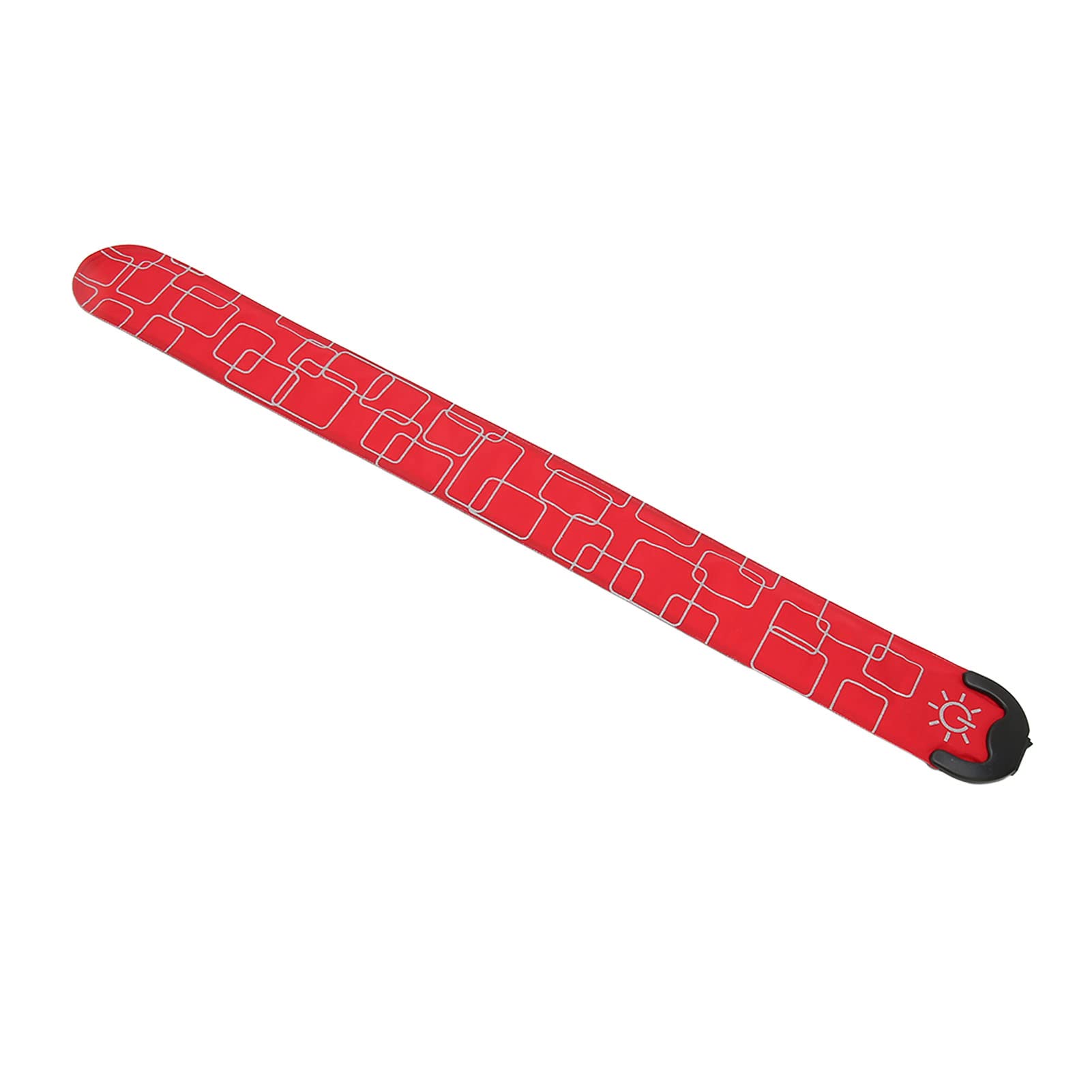 LED Safety Wristband Lights, Easy to Use Increase Recognition Soft Steel Piece USB Charging Light Up Bracelet for Outdoor Night Running (Red)-image-22