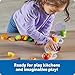 Learning Resources A to Z Mini Foods, Pretend Play Kitchen Accessories for Kids, Toddler Montessori, Fine Motor Skills, Gifts for Kids