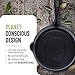 Victoria 8-Inch Cast Iron Skillet, Pre-Seasoned Cast-Iron Frying Pan with Long Handle, Made in Colombia