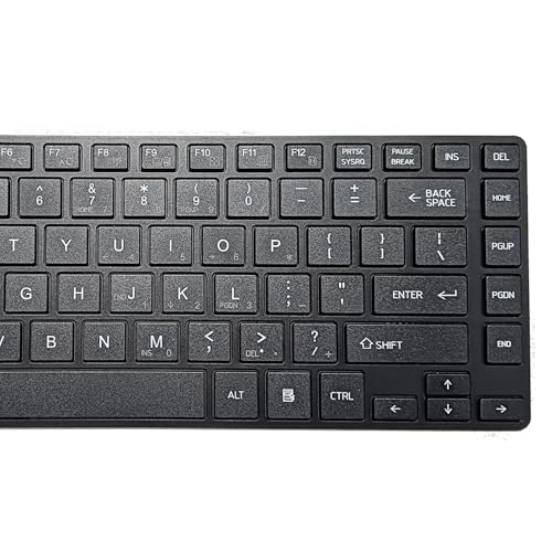 Teclado compatible con Toshiba Tecra Z40-A, Portege R30-A y Dynabook R734 4