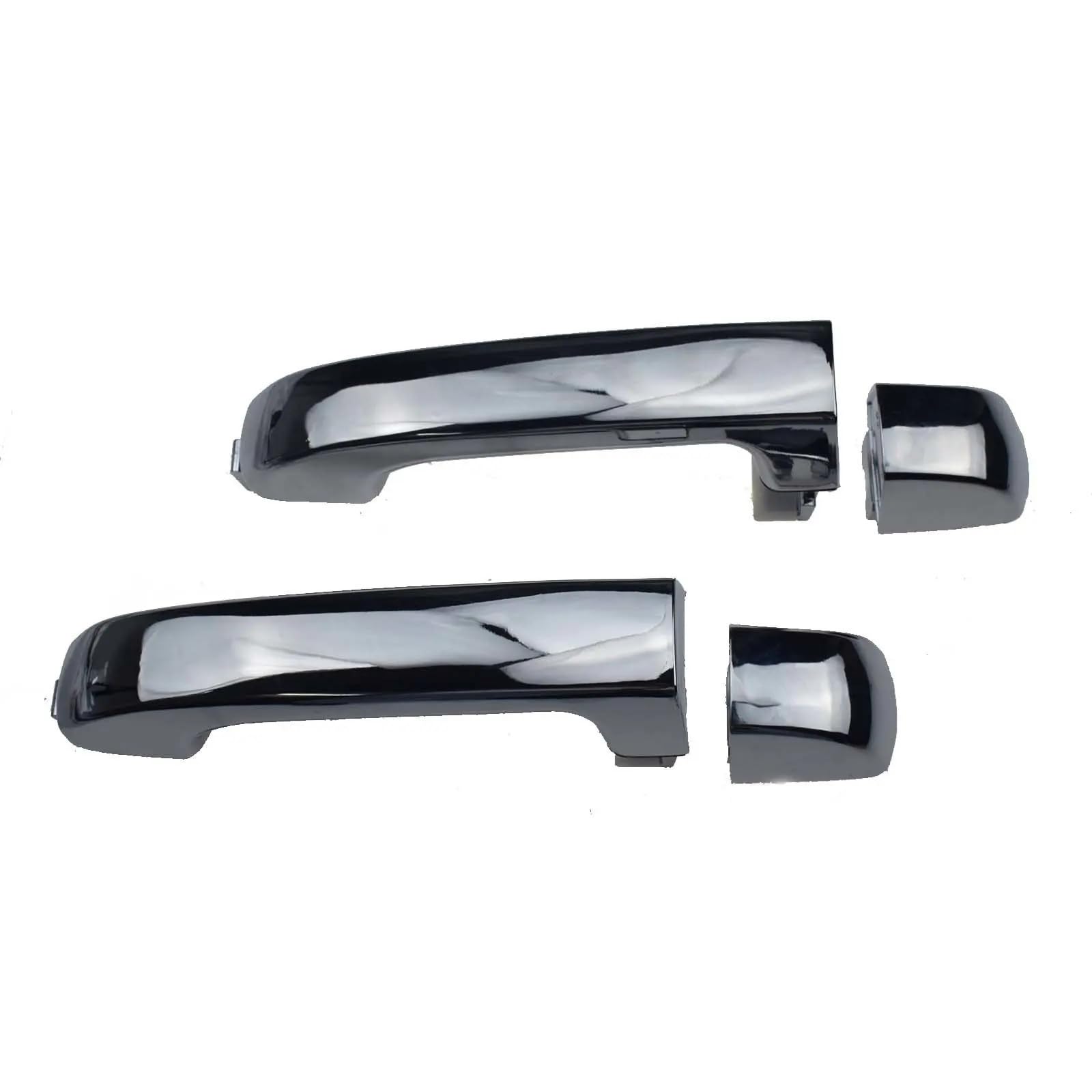 Kpuwers Exterior Door Handle Chrome Exterior Door Handle 826513J010 82651-3J010 82651-3J010 for Hyundai for Veracruz for Ix55 2007-2015 Handles Replacement(Rear Side)
