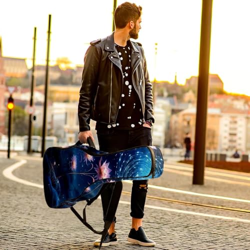 Sac de guitare acoustique de transport imperméable avec rangements - 6