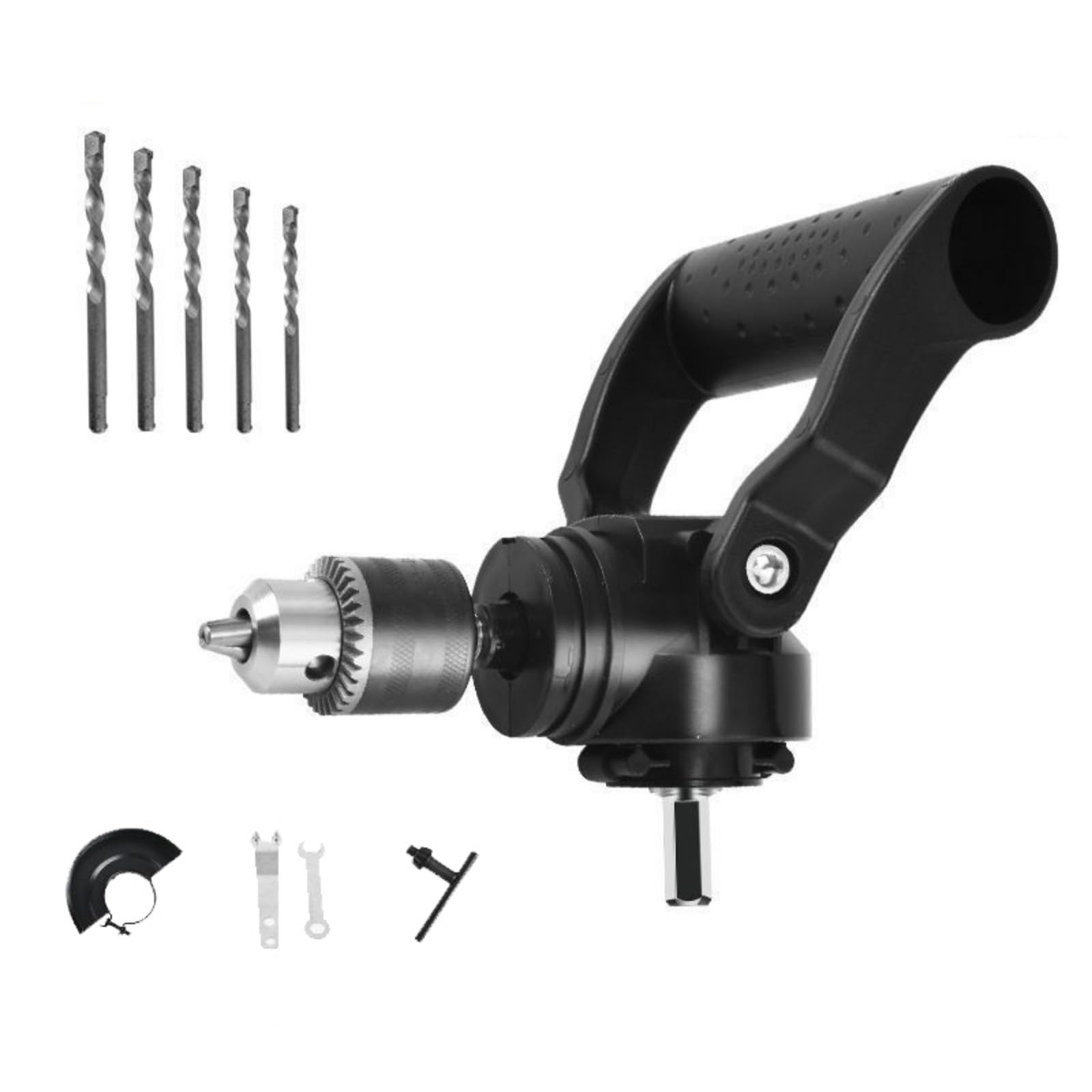 Flexible Right Angles Drill Bit Extension Multifunction Rotation Head Screwdriver Set for Home Repair & Woodworking Corner Drill Attachment