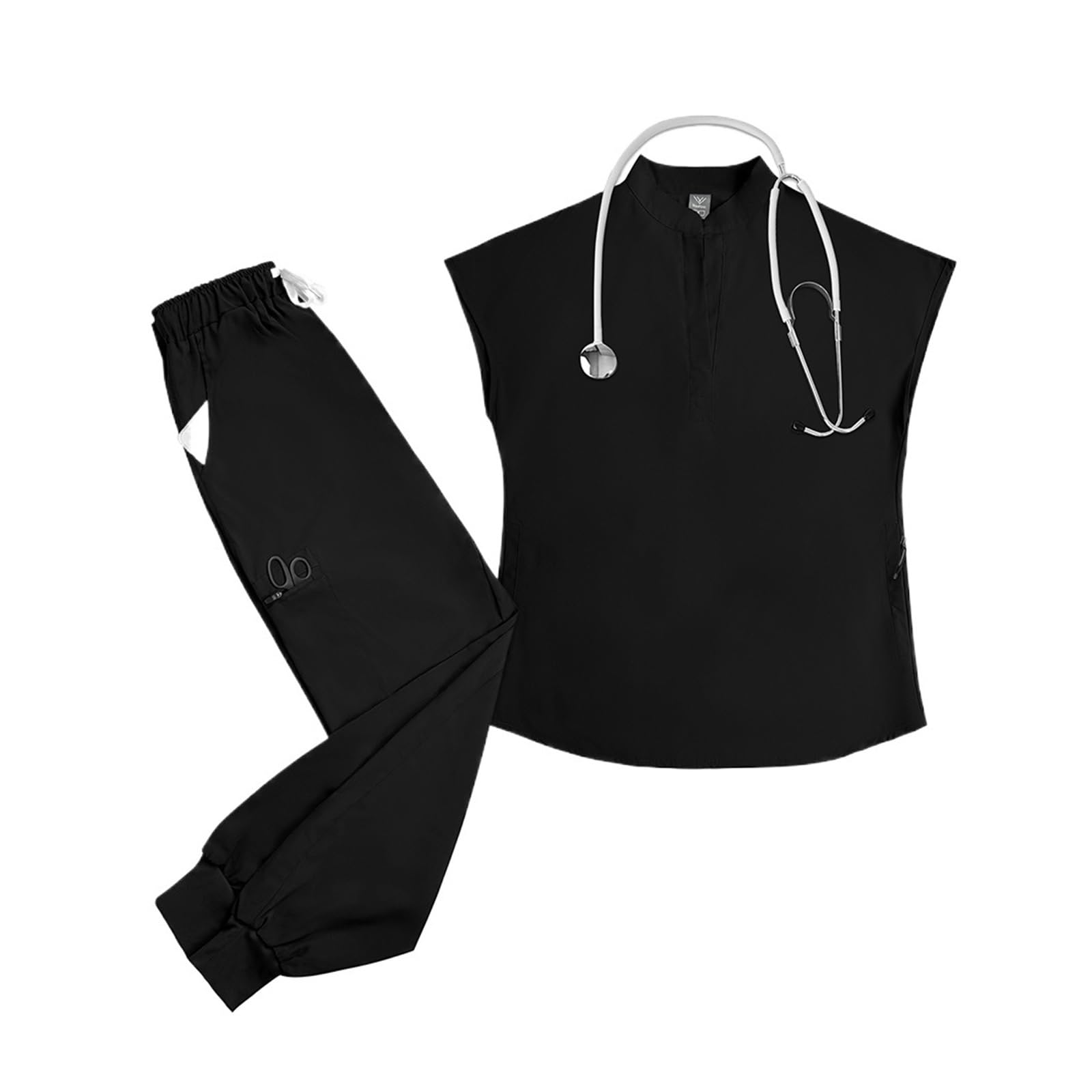 Uniformes Sanitarios Mujer Uniformes de Hospital, Tela elástica Suave, Ropa de Trabajo clínica, Camisetas de quirófano, Pantalones, Ropa de Trabajo quirúrgica