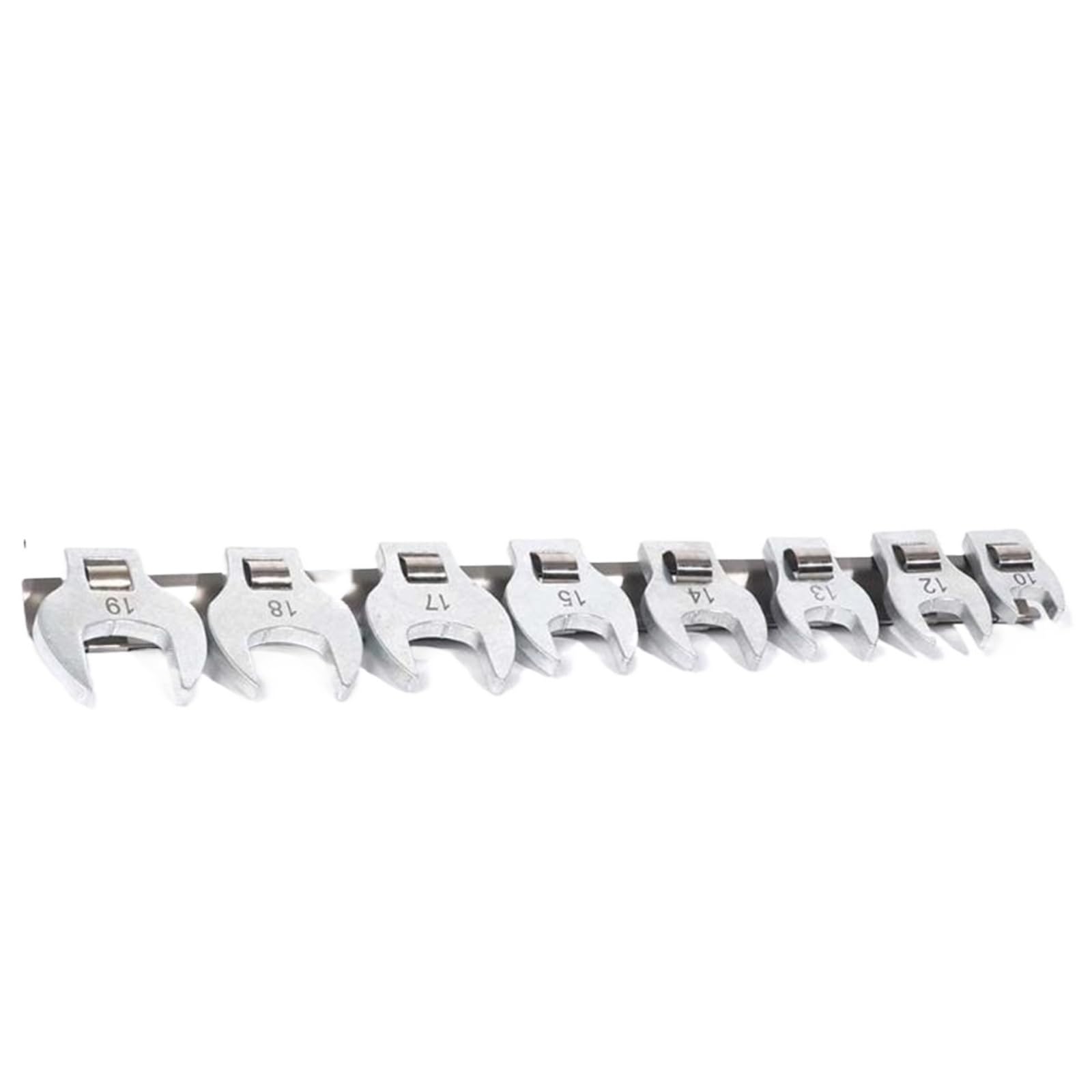 Xuczhai One Color 9/11 Pcs Flare Nut Wrench Set Crowfoot With Storage Rack Horn Dual Purpose Wrenches Tool Kit For 3/8" Drive(9Pcs)