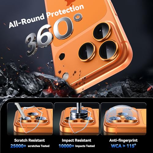 AHASTYLE for iPhone 17 Pro Camera Lens Protector [All-in-one Frosted] - image 4