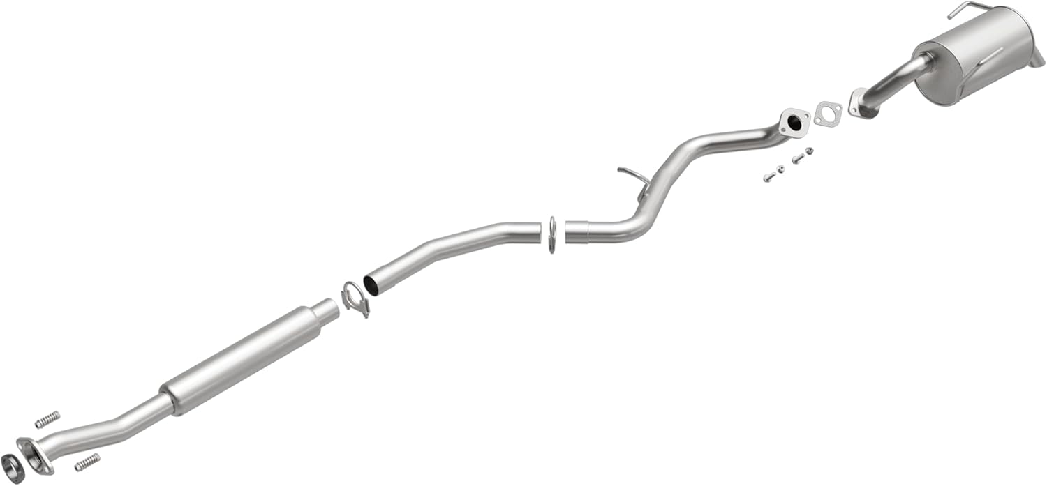 BRExhaust Replacement Exhaust System Kit 106-0162: Compatible with 2010-2019 Subaru Outback 2.5L