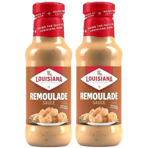 Louisiana Fish Fry Remoulade Sauce, 10.5 Ounce (Pack of 2) - Exclusive Amazon Recipe Card Included - Authentic Southern Flavor Cover
