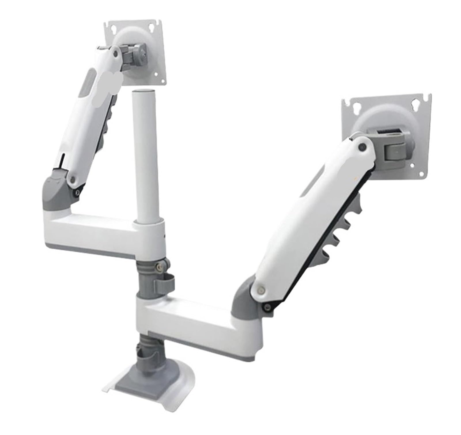Ikpgbzxm One Color H180 Dual Monitor Desk Stand Gas Spring 17" - 27" Arm(White)